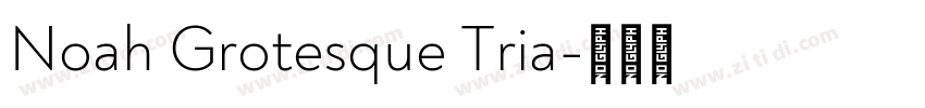 Noah Grotesque Tria字体转换 Noah Grotesque Tria字体转换